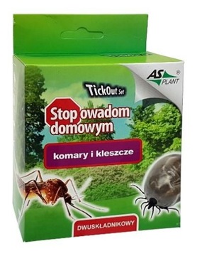 Zestaw na komary TICKOUT aspermet + grassfil 2x100