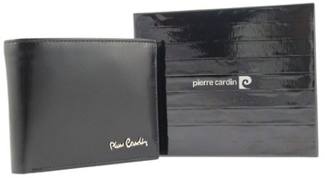 Męski portfel skórzany poziomy PIERRE CARDIN SKÓRA