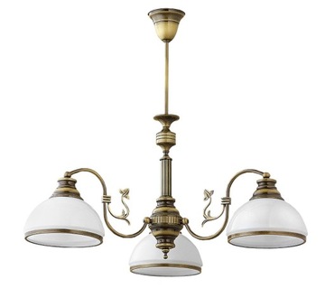 Żyrandol Klasyczny Lampa Salonu Zeus ZU-3 Patyna