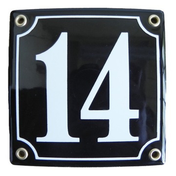 АДРЕСНАЯ ДОСКА НОМЕР ДОМА МЕТАЛЛИЧЕСКАЯ ТАБЛИЧКА ДЛЯ ДОМА 12х12 СМ Эмалированная