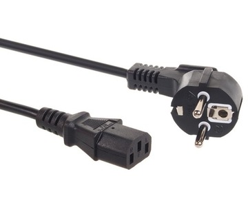 Kabel Zasilający 3pin 1,2m TV Projektor Monitor EU