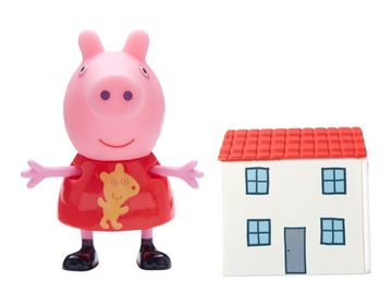 ŚWINKA PEPPA Figurka Peppa z domkiem 05680 D