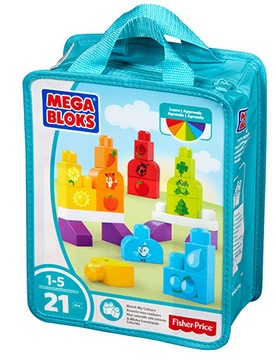 MEGA BLOKS DXH33 KLOCKI KOLOROWA UKŁADANKA