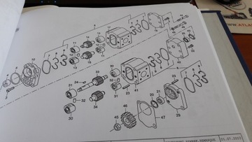 Двухсекционный гидронасос ATLAS 1604,1604ZW