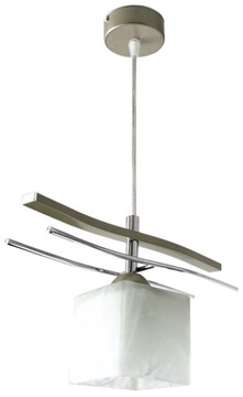 Lampa wisząca / Zwis LEO 1 SATYNA + CHROM