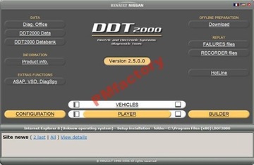 ИНТЕРФЕЙС Renault Dacia для DDT2000 + VAG KKL USB