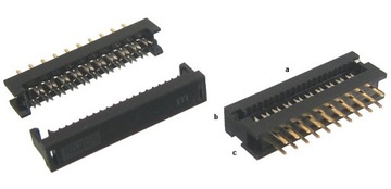 Złącze IDC/DIP-20 zaciskane na taśmę i do druku - 2 sztuki