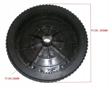 КОЛЕСО FI 250 ЗАДНИЙ ПРИВОД, ВНУТРЕННЕЕ КОЛЕСО КОСИЛКИ NAC