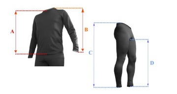 BARDZO CIEPŁE TERMOAKTYWNE LEGGINSY ANTYBAKTER L