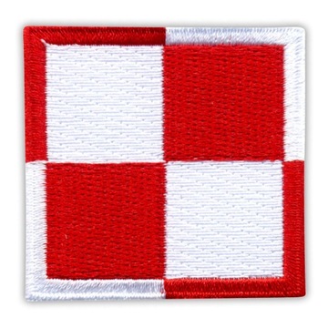 Naszywka - Siły Powietrzne RP - 5 cm - Szachownica