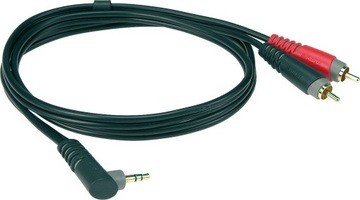 Klotz AY7-A0300 Maly Jack Czincze RCA Kątowy 3m