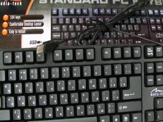 Tania CZARNA Klawiatura Cyrylica Rosyjska USB MT