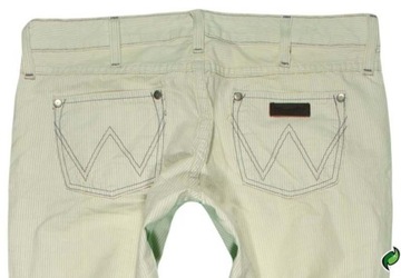 WRANGLER spodnie SLIM stripes MOLLY W28 L34