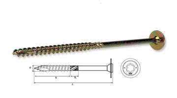 ВИНТЫ КРОВЕЛЬНЫЕ RUSING SCREW 8 x 300мм 50шт.