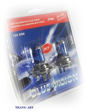 ŻARÓWKI 12V - H7- 55W XENON- BLUE VISION -2SZT