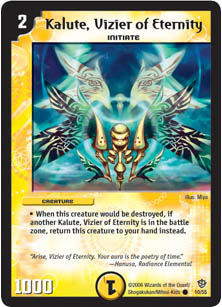 *DM-09 DUEL MASTERS - KALUTE, VIZIER OF ETERNITY -