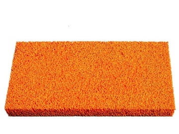 фото ориг. №3, Sponge interchangeable to zacieraczki on kiju - orange 20 x 40 firm