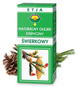 ETJA Naturalny olejek eteryczny ŚWIERKOWY 10ml