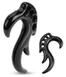 ROZPYCHACZ TAPER EXPANDER AKRYLOWY CZARNY 6 mm