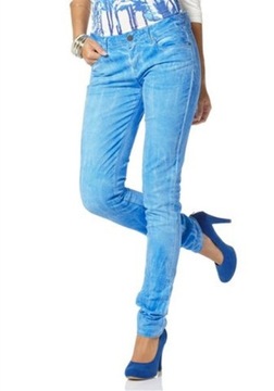 GJ7 LAURA SCOTT SPODNIE DAMSKIE BONPRIX 40 NIEBIESKIE