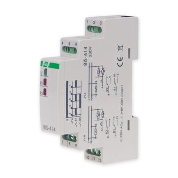 F&F PRZEKAŹNIK SEKWENCYJNY SZ. DIN BIS414 230V