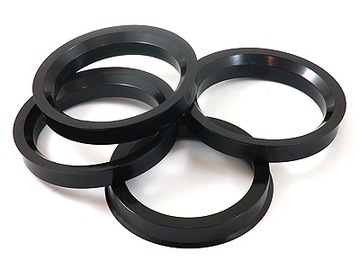 PIERŚCIENIE CENTRUJĄCE DO FELG 4 SZTUKI POLYCARBON