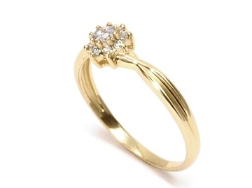 Golden 585 Обратный с Diamond 0,23CT