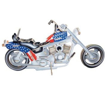 PUZZLE DREWNIANE 3D MOTOCYKL HARLEY DAVIDSON MOTOR