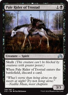 MTG 4x Pale Rider of Trostad (Uncommon)