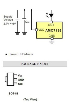 Светодиодный драйвер AMC7135