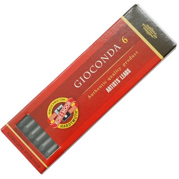 Koh i noor Wkład Ołówka Kubuś 5.6mm Grafit 6B 6szt