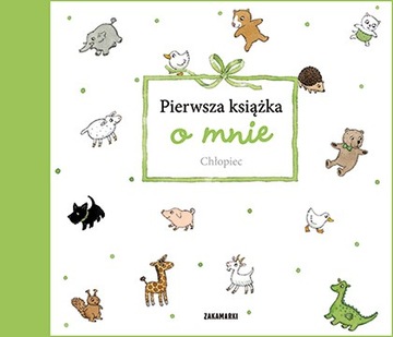 Pierwsza książka o mnie Chłopiec Album dziecka