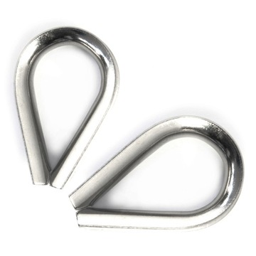 Наперсток нержавеющий А4 для веревок, 3 мм, 50 шт.