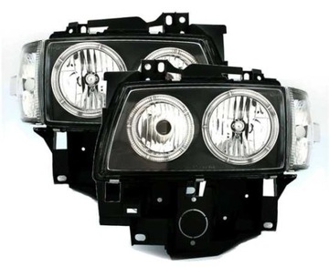 LAMPY ANGEL EYES VW T4 96-03 CZARNE DEPO