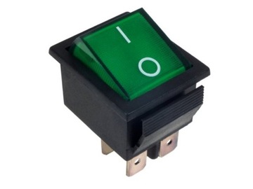 PRZEŁĄCZNIK PODŚWIETLANY 4-pin 2-poz 20A 12V DC