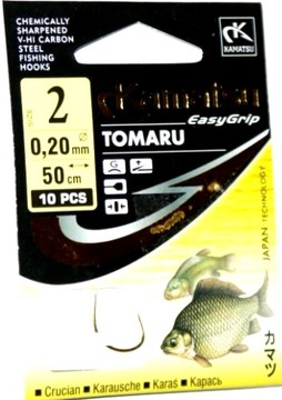 Przypon TOMARU Karaś hak nr.2 żyłka 0,20mm 50cm