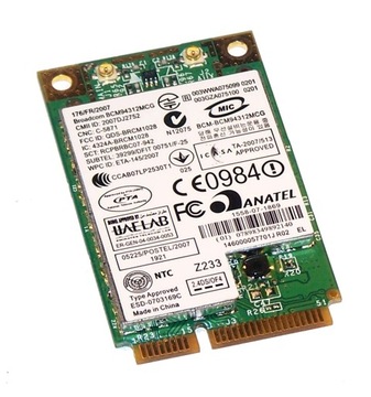 Wi-Fi BROADCOM BCM94312MCG M348H X596H Dell