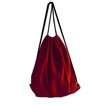Worek szkolny na buty plecak 33x37 cm, czerwony