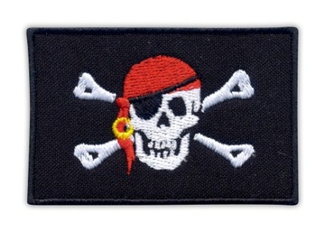 Naszywka Piracka Bandera Piratów - Bandana Roger