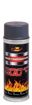 Farba Spray Lakier 400ml żaroodporna czarny