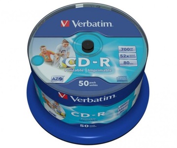 Промоакция Verbatim CD-R Azo Foto Printable Cake 100