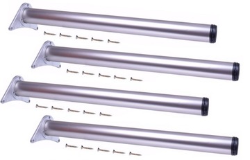 Noga do stołu fi60 L-710 satyna 1op 4szt