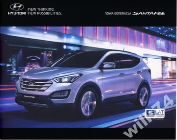 Hyundai Santa Fe prospekt 2013 polski przedpremier