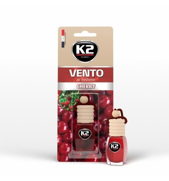 K2 VENTO CHERRY 8ML WIŚNIA ZAPACH ZAWIESZKA DO AUT