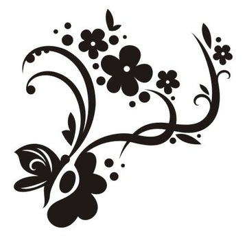 Naklejka na ścianę motyle - Motylkowa fantazja 26