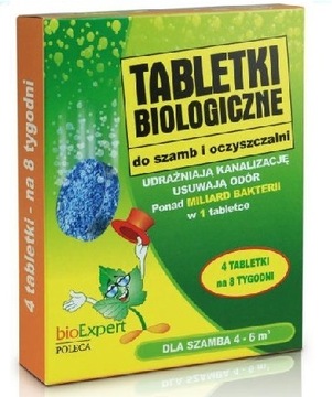 TABLETKI BIOLOGICZNE bioExpert 4 sztuki NAJNOWSZE