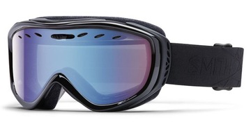 GOGLE DAMSKIE SMITH CADENCE BLACK BLUE SENSOR MIRROR 60% PRZEPUSZCZALNOŚCI