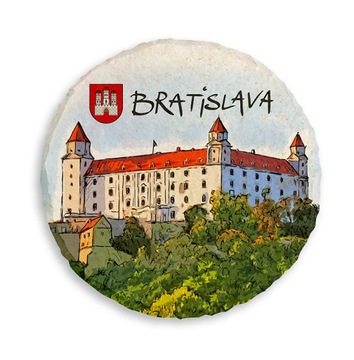 Magnes na lodówkę kamień BRATYSŁAWA SŁOWACJA 352 M