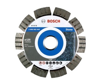 BOSCH TARCZA DIAMENTOWA 125mm gres beton zbrojony