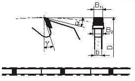 АЛМАЗНАЯ ТРАПЕЦЕДИАЛЬНАЯ РЕЗКА FABA PD-408 D=125/20